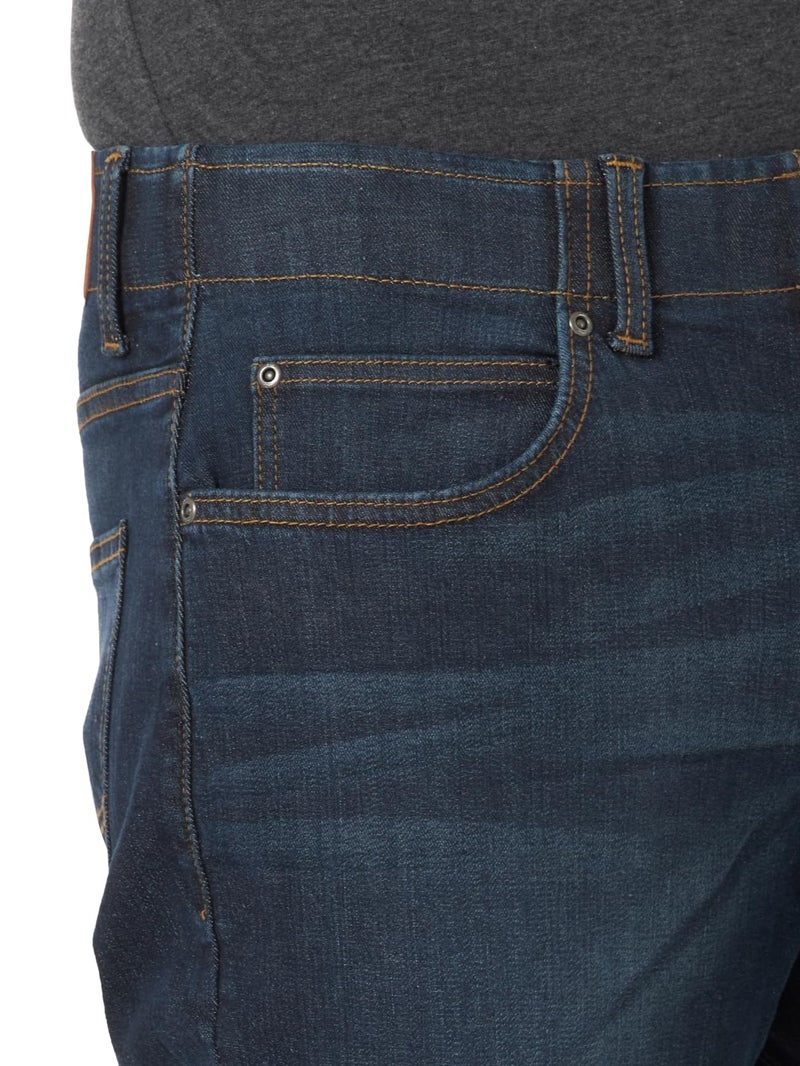 Lee Men's Extreme Motion Athletic Fit Tapered Leg Jean Blue Strike 42W x 32L - Image 4